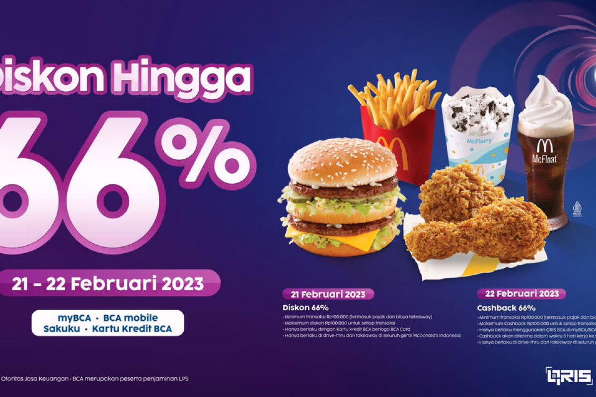 Promo BCA HUT Ke-66, Buruan Dapatkan Diskon Makanan Minuman, Ini Daftar Diskonnya, Mulai Dari Subway, KFC, Hokben Hingga Starbuck